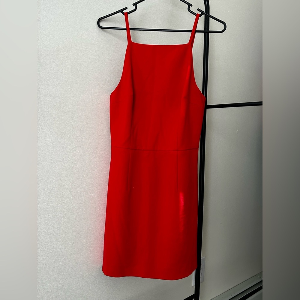 FRENCH CONNECTION women’s square neck stretch mini dress